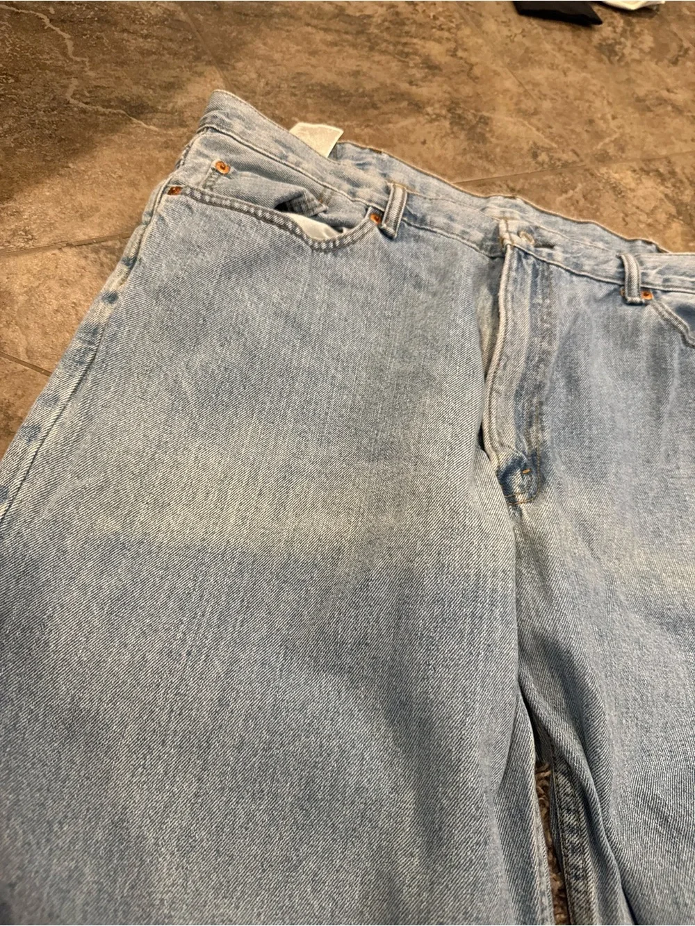 🤍Men's Light Blue Levi’s 550 straight Fit Jeans W43 L30